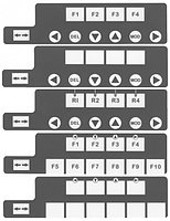 XBLYR00 МАРКИРОВОЧНАЯ ПОЛОСА XBT R400/410(10 ШТ)