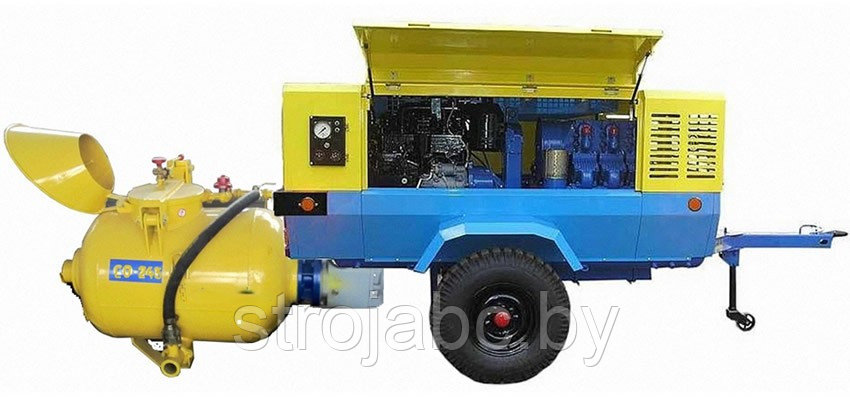 ПНЕВМОНАГНЕТАТЕЛЬ СО-243 ПКСД (БЕТОНОНАСОС ПНЕВМАТИЧЕСКИЙ)