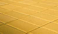 Тротуарная плитка Прямоугольник, Желтый, 200*100*60 мм
