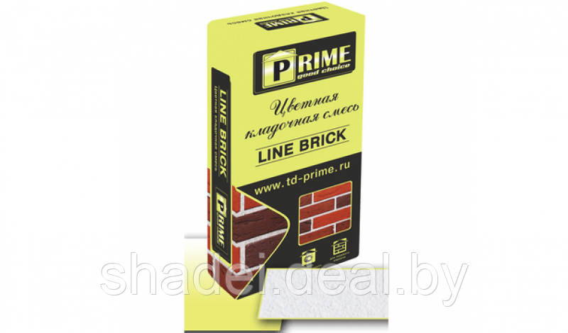 Цветная кладочная смесь Prime "Line Brick Wasser" 4013 Супербелая 25 кг - фото 1 - id-p173155128