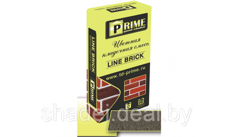 Цветная кладочная смесь Prime "Line Brick Wasser" 4103 Серая 25 кг - фото 1 - id-p173155131