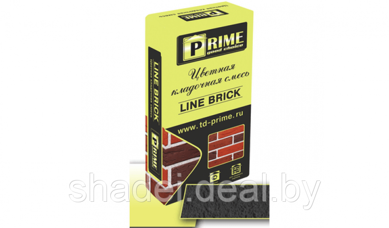 Цветная кладочная смесь Prime "Line Brick Wasser" 4143 Графитовая 25 кг - фото 1 - id-p173155132