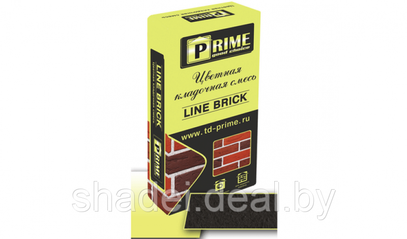 Цветная кладочная смесь Prime "Line Brick Wasser" 4153 Темно-серая 25 кг - фото 1 - id-p173155133