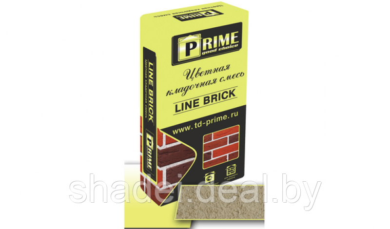 Цветная кладочная смесь Prime "Line Brick Wasser" 4193 Светло-бежевая 25 кг - фото 1 - id-p173155134