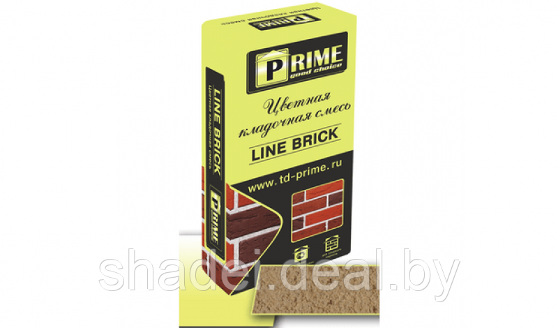 Цветная кладочная смесь Prime "Line Brick Wasser" 4303 Кремово-желтая 25 кг - фото 1 - id-p173155136