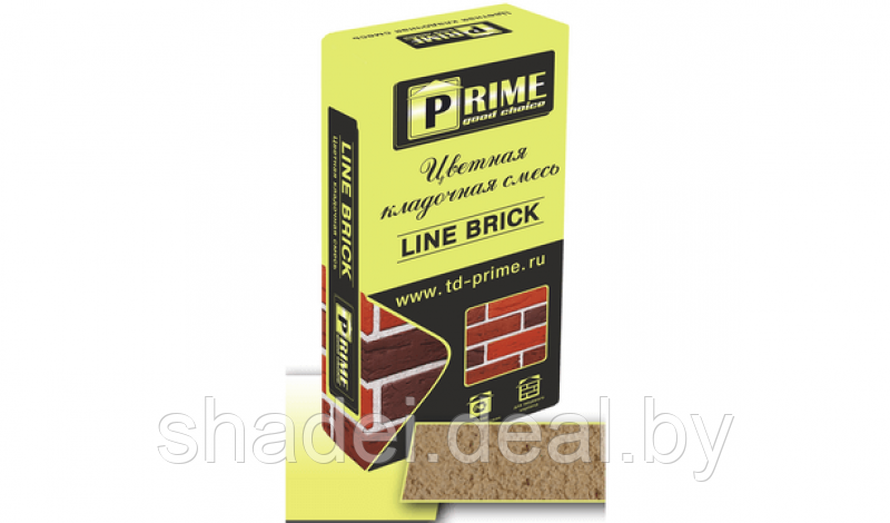 Цветная кладочная смесь Prime "Line Brick Klinker" 7303 Кремово-желтая 25 кг - фото 1 - id-p173155150