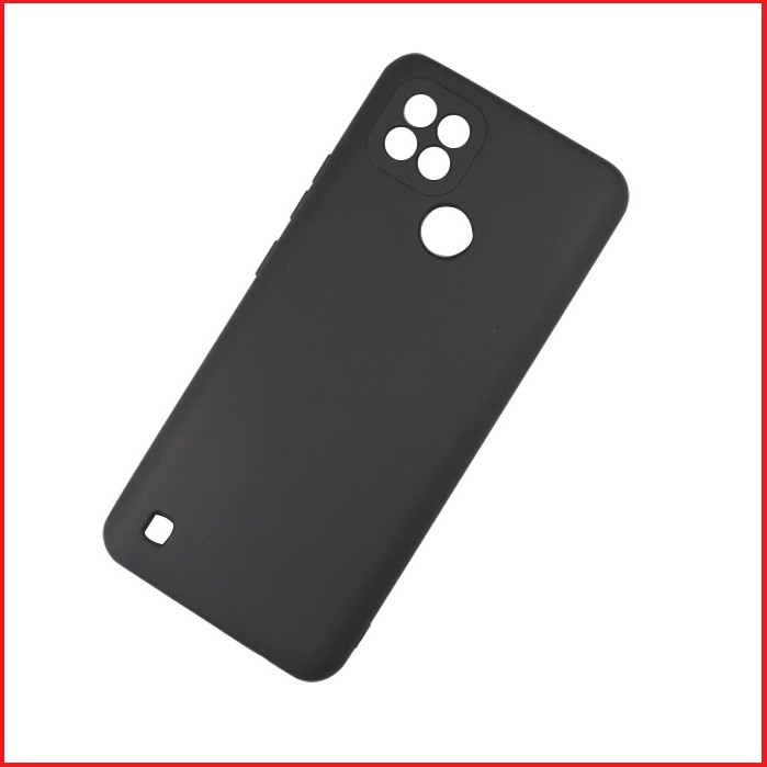 Чехол-накладка для Realme C21 (силикон) черный с защитой камеры - фото 1 - id-p173156654
