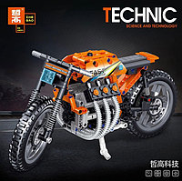 QL0476 Конструктор Zhe Gao Technic "Гоночный мотоцикл", 411 деталей, Аналог Лего Technic