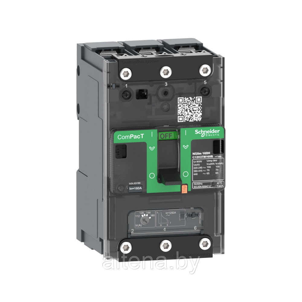 C11N3TM080B АВТОМ.ВЫКЛ. NSXm100N 50kA AC 3П 80A TMD