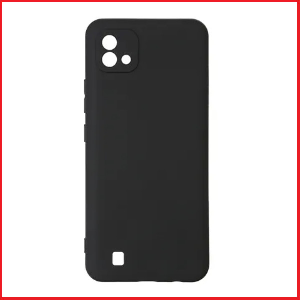 Чехол-накладка для Realme C11 2021 / C20 (силикон) rmx3231 черный с защитой камеры - фото 1 - id-p173156549