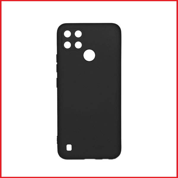 Чехол-накладка для Realme C21Y / C25Y (силикон) черный с защитой камеры - фото 1 - id-p173156966
