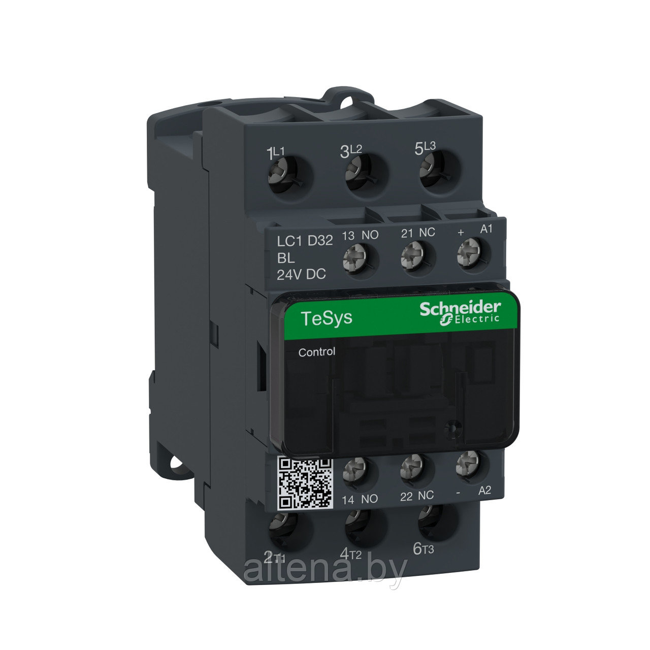 LC1D32BL Контактор D 3P, 32А, НО+НЗ, 24B