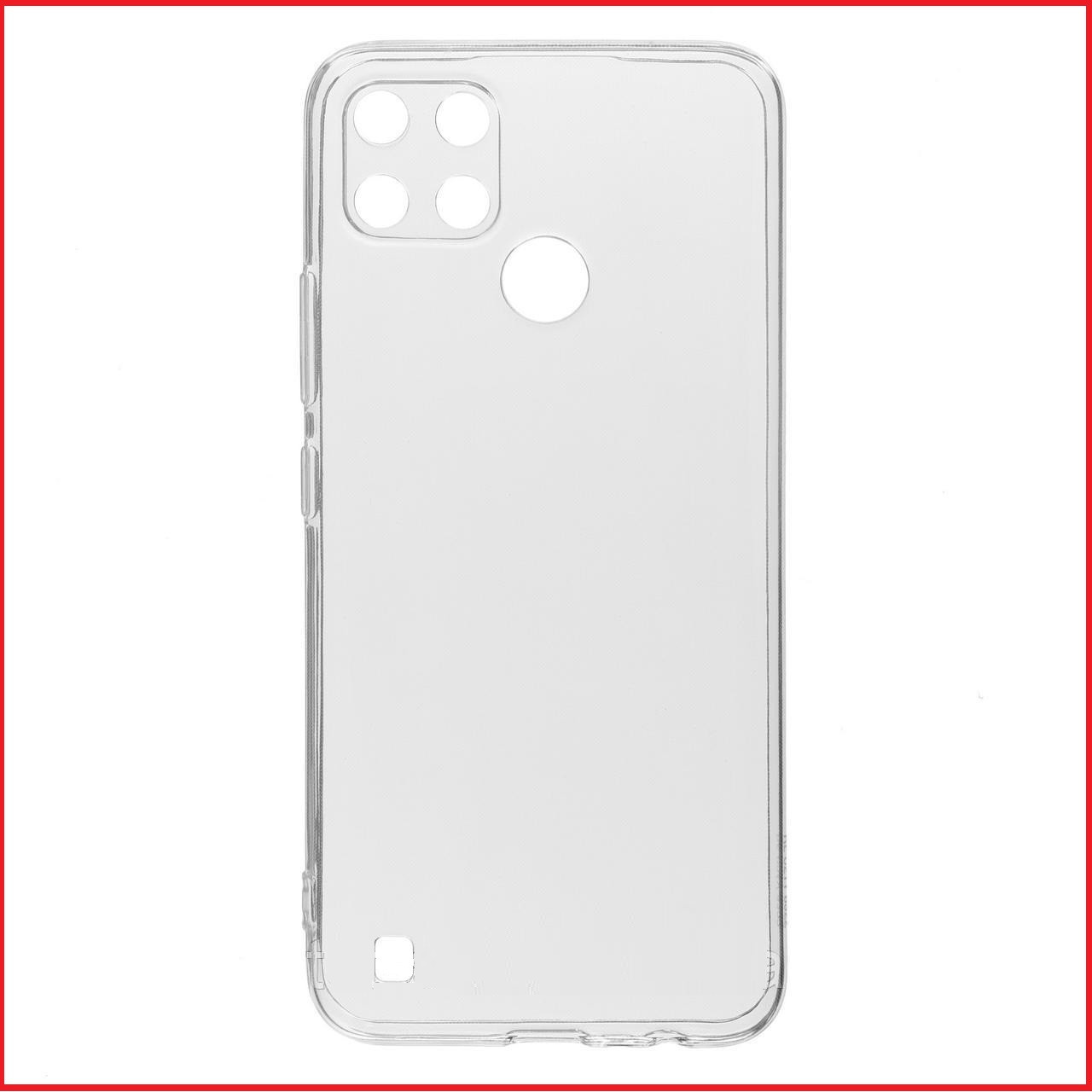 Чехол-накладка для Realme C21Y / C25Y (силикон) прозрачный с защитой камеры - фото 1 - id-p173156839