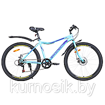 Велосипед Avenger C260DW 26" зелено-фиолетовый 2022
