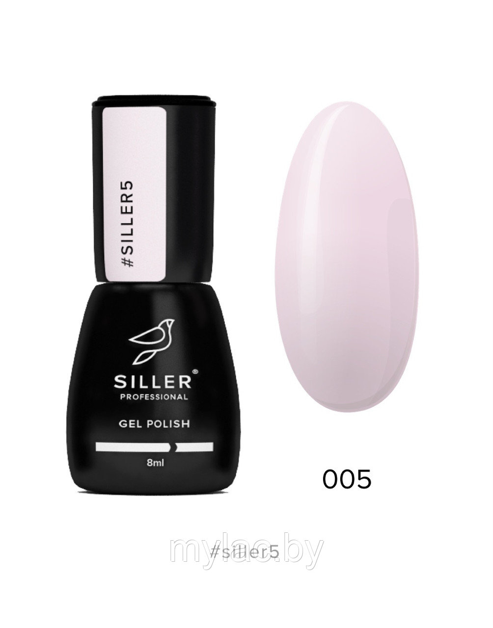 Гель-лак Siller №5 (бледно-розовый), 8мл  380