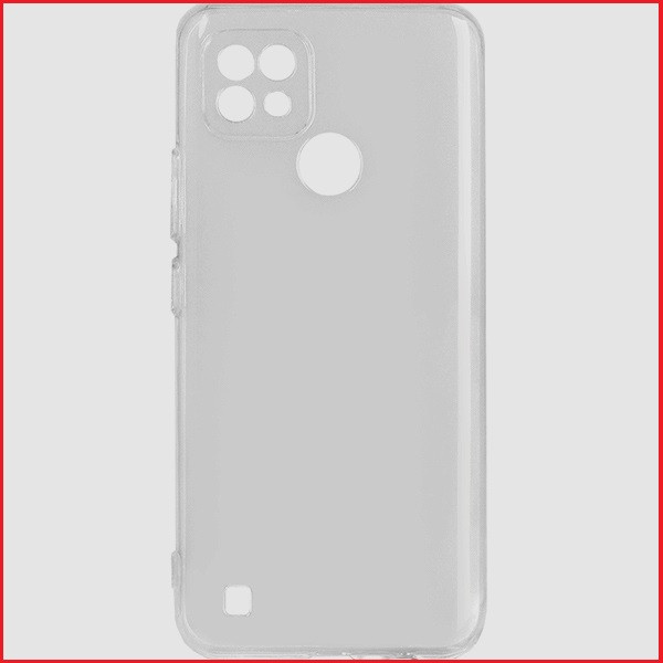 Чехол-накладка для Realme C21 (силикон) прозрачный с защитой камеры