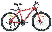 Велосипед AVENGER A264D 26 красный-желтый