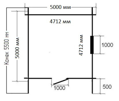 Дачный домик "Неманский" 5х5 из профилированного бруса толщиной 44 мм (базовая комплектация) - фото 3 - id-p67455317