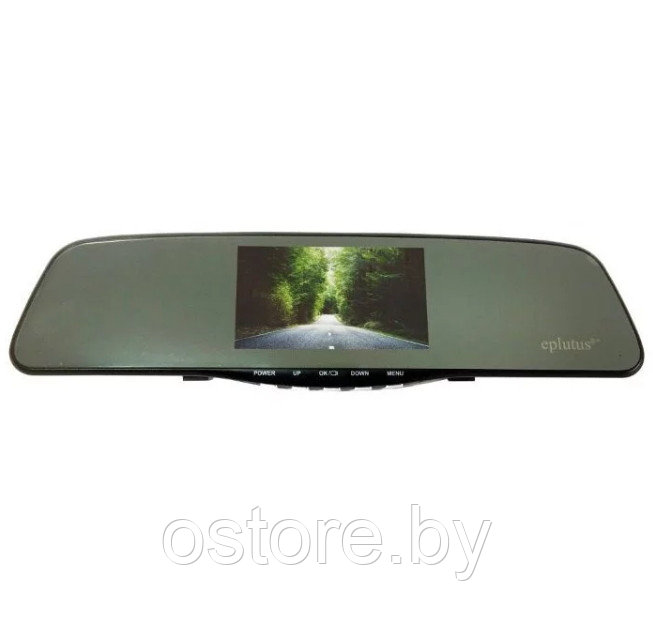 Автомобильный видеорегистратор Eplutus D10. Сенсорное Зеркало с 2-мя камерами. Сенсорный экран D-10 DVR - фото 2 - id-p170165313