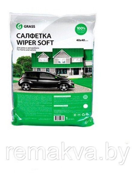 123 Салфетка «Wiper Soft» 100% микрофибра Грасс Grass