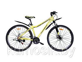 Мужской велосипед Nameless S9300D 29" желто-серый 2022