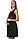 1-НМП 21302 Сорочка для беременных и кормящих чёрный, фото 2