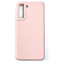 Силиконовый чехол Silicone Case светло-розовый для Samsung Galaxy S21 FE