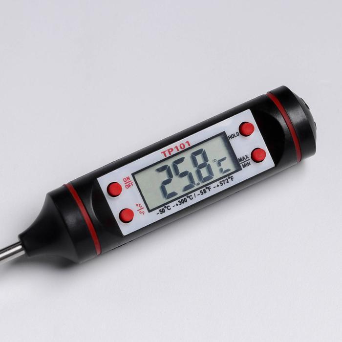 Термометр для пищи электронный на батарейках Доляна, в коробке - фото 4 - id-p173183364