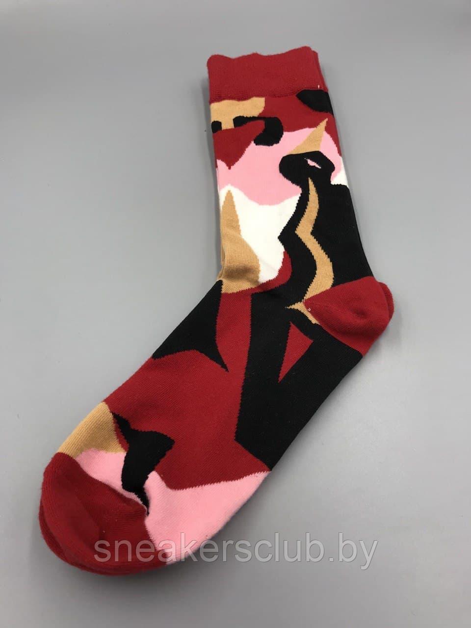 Яркие носки с принтом / one size / удлиненные носки / носки с рисунком - фото 3 - id-p173184294