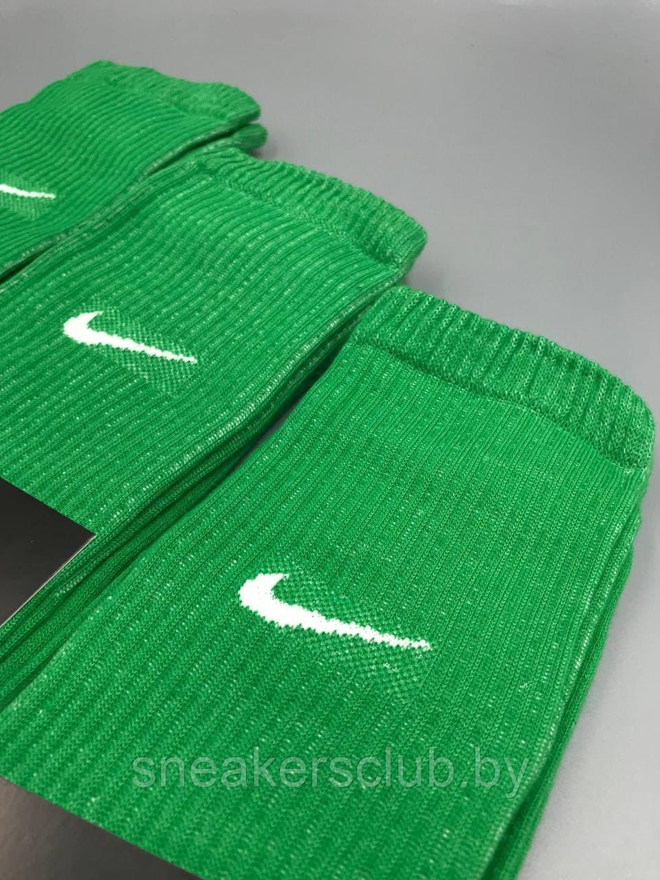 Зеленые носки Nike / удлиненные носки / носки с резинкой / яркие носки - фото 3 - id-p173184478