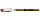 Ручка гелевая Signo Broad корпус прозрачный, стержень золотистый, фото 2
