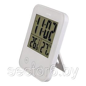 Perfeo Часы-метеостанция "Touch", белый, (PF-S681) время, температура, влажность PERFEO PF_A4860