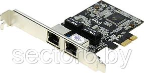Сетевая карта STLab N-381 (RTL) PCI-Ex1 Dual  Port  Gigabit LAN  Card ST-LAB 11046987