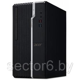 Персональный компьютер ACER Veriton S2680G Pen G6405, 8GB DDR4 2666, 256GB SSD M.2, Intel UHD 610, DVD-RW, USB