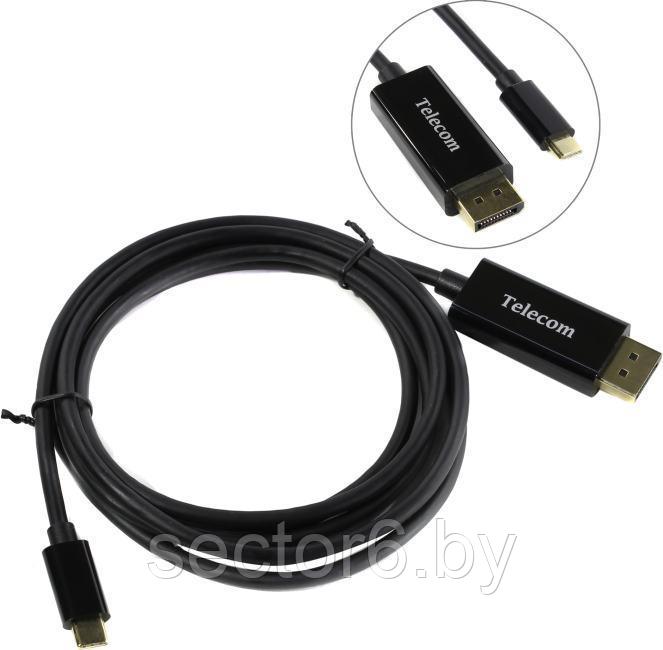 Telecom TCC010-1.8м Кабель-адаптер USB-C ->  DisplayPort(M) 1.8м TELECOM Telecom TCC010-1.8м Кабель-адаптер