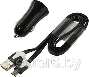OLTO CCH-2103 Автомобильное зарядное уст-во USB (Вх. DC12-24V Вых. DC5V  5W  USB кабель  microUSB) OLTO