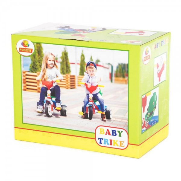 Трехколесный детский велосипед "Беби Трайк" со звуковым сигналом и ремешком (в коробке) арт. 66213 Полесье - фото 6 - id-p173221260