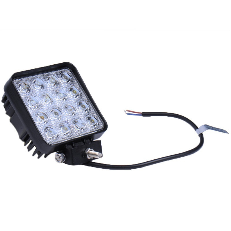 Фара противотуманная квадратная OFF-Road, НC 48W (16 диодов, 12/24 V)