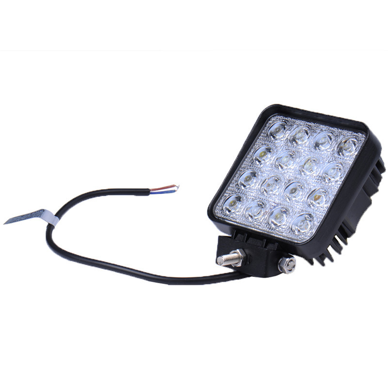 Фара противотуманная квадратная OFF-Road, РC 48W (16 диодов, 12/24 V)