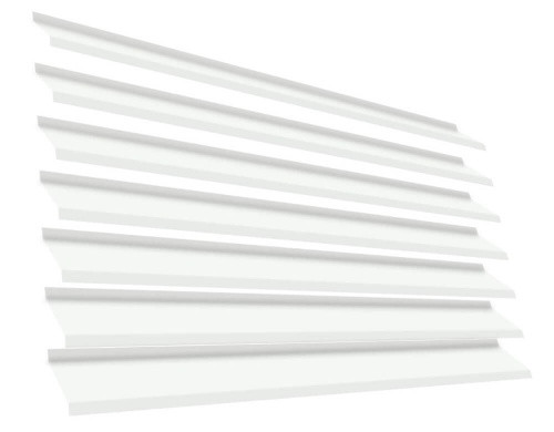 Забор Жалюзи ROYAL 9003/9003 Двусторонний, фото 1