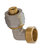 Колено PEX 16х1/2" нар.рез. APE, 3753L01216 (10)