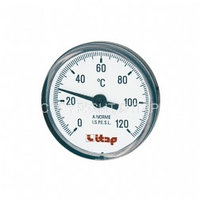 Термометр аксиальный 1/2"-040мм (гильза-40мм) 0-120С Itap, 493B01240P
