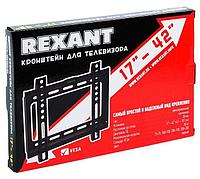 Крепление настенное для ЖКИ телевизора 17-42" фиксированный REXANT 38-0310