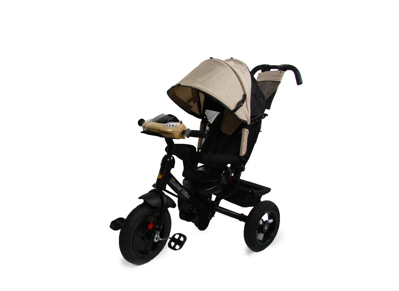 Детский трехколесный велосипед Kinder Trike Expert 5588А-1 бежевый - фото 3 - id-p173244864