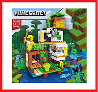 JP5303 Конструктор MY WORLD Герои из кубиков, 497 деталей, Аналог Лего Майнкрафт Lego Minecraft, Майнкрафт