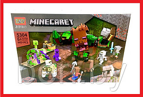 JP5304 Конструктор MY WORLD Герои из кубиков, 445 деталей, Аналог Лего Майнкрафт Lego Minecraft, Майнкрафт