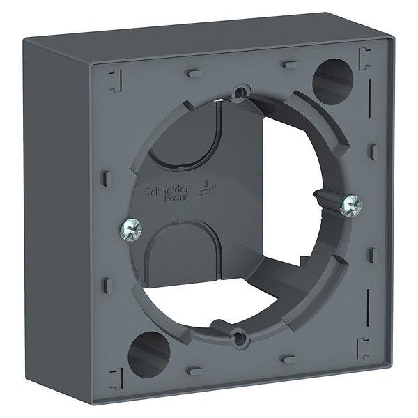 Коробка для наружного монтажа, цвет Грифель (Schneider Electric ATLAS DESIGN) - фото 1 - id-p173255858