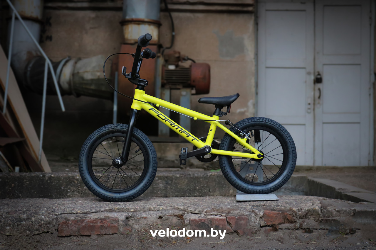 Велосипед детский Format kids bmx 14" желтый - фото 2 - id-p173262258