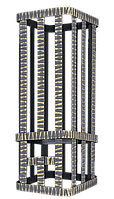 Сетка на трубу для Ураган (300х300х750) Гефест ЗК 35/40/45 под шибер