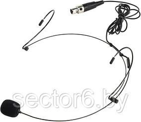 Микрофон NADY HM-20U Black + Mini-XLR conn.  Конденсаторный  головной микрофон  (1м) NADY HM-20U Black +